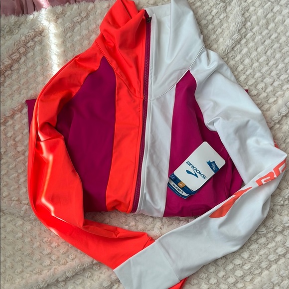 Brooks Jackets & Blazers - Brooks Vibrant Multicolor Jacket